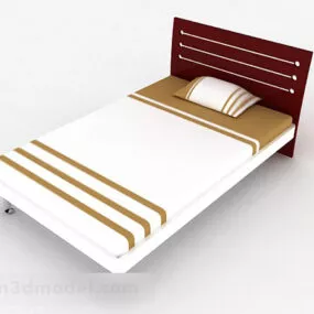 Simple Home Single Bed 3d model