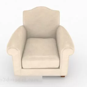 Simple Home Single Sofa Furniture Design 3d model