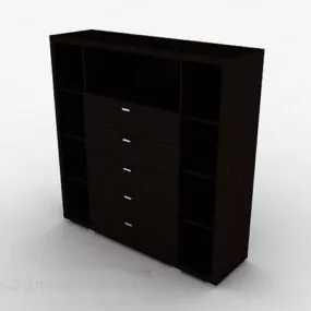 Simple Home Storage Cabinet Furniture 3d model