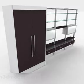 Simple Home Wardrobe 3d model