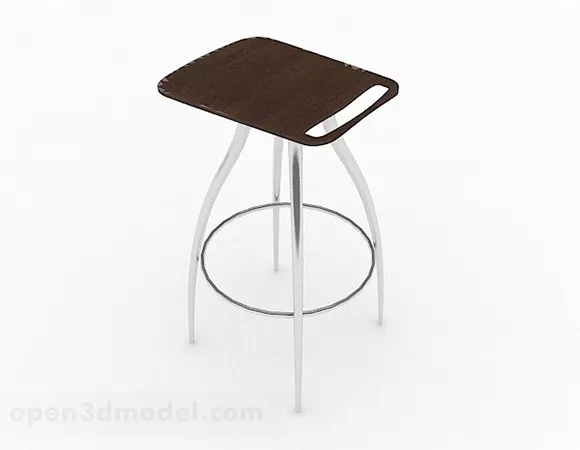 Simple Bar Chair Design 3d model Simple Bar Chair Design 3d model