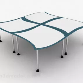 Simple Multi Person Desk 3d model