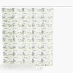 Simple Pattern Curtain 3d model