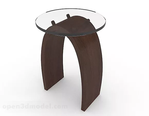 Simple Personality Round Dining Table 3d model Simple Personality Round Dining Table 3d model