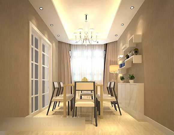 Simple Restaurant Interior V1 3d model Simple Restaurant Interior V1 3d model