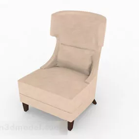 Simple Sofa Chair Furniture 3d model