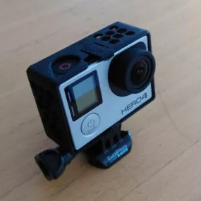 Printable Gopro Skeleton Frame Case 3d model