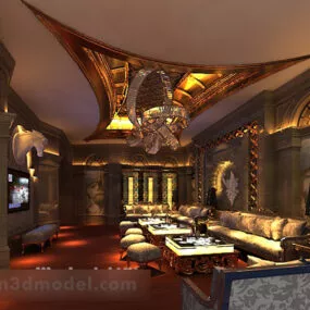 Small Conference Room Interior 3d model