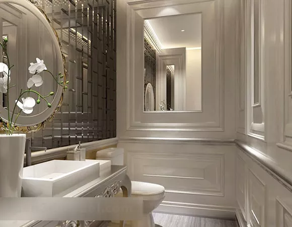 Elegant Classic Bathroom Interior 3d model Elegant Classic Bathroom Interior 3d model