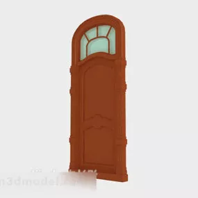 Solid Wood Door Design V1 3d model