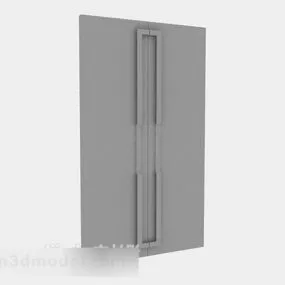 Solid Wood Door Furniture 3d model