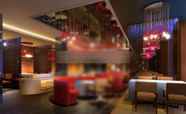 Southeast Asian Restaurant 3d model Southeast Asian Restaurant 3d model