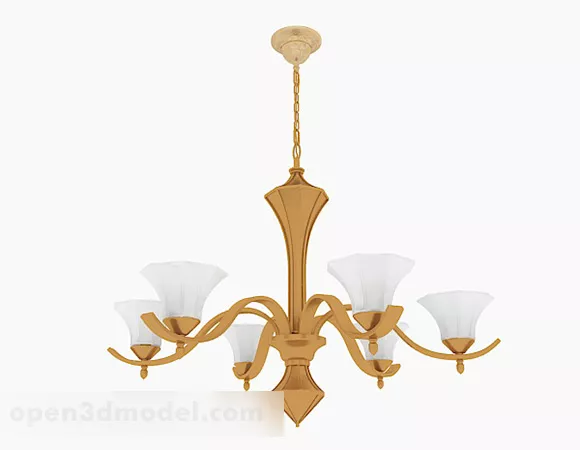 Southeast Asian Chandelier 3d model Southeast Asian Chandelier 3d model