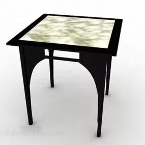 Square Dining Table Furniture 3d model
