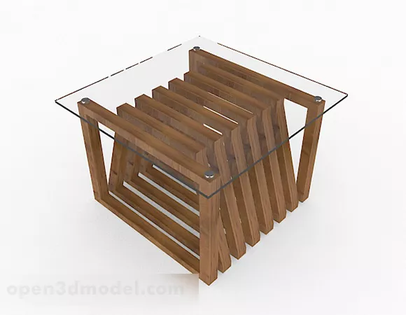 Square Small Coffee Table Furniture 3d model Square Small Coffee Table Furniture 3d model