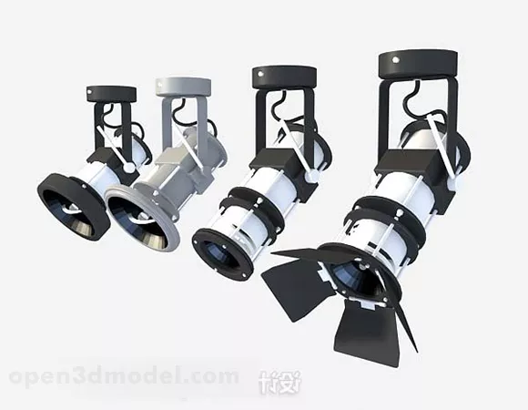 Stage Spotlight 3d model Stage Spotlight 3d model
