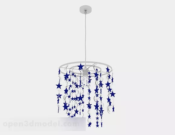 Star Chandelier 3d model Star Chandelier 3d model