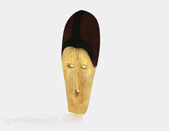 Pig Mask With Human Character 3d model