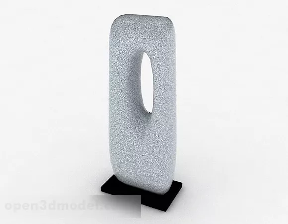 Stone Furnishings 3d model Stone Furnishings 3d model
