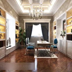 Study Interior 3d model