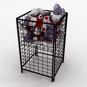 Supermarket Iron Display Stand 3d model