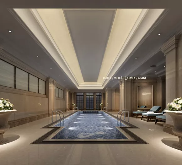 Swimming Pool Interior 3d model Swimming Pool Interior 3d model