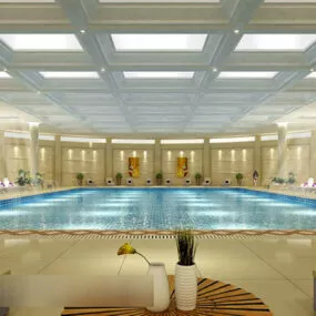 Swimming Pool Interior V2 3d model