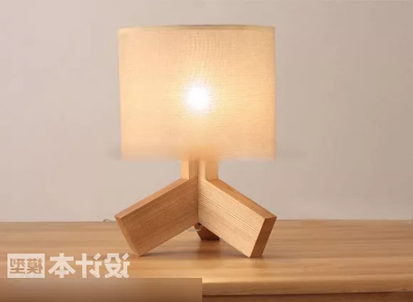 Modern Wooden Table Lamp 3d model Modern Wooden Table Lamp 3d model