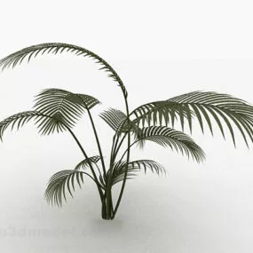 Tall Fern Plant 3d model