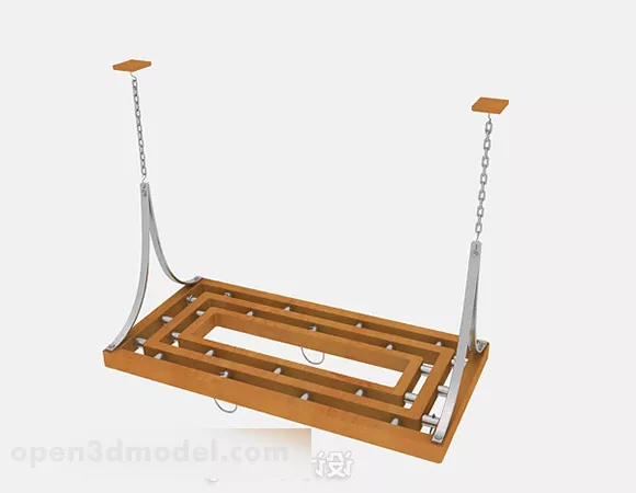 Brass Hanger Sanitary 3d model