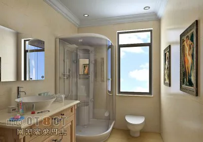 Home Apartment Toilet Interior 3d model Home Apartment Toilet Interior 3d model
