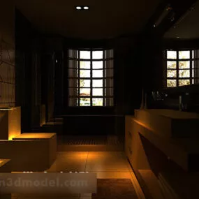 Toilet Interior 3d model