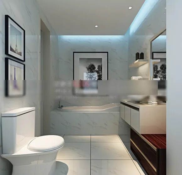 Toilet Simple Bathroom Interior 3d model Toilet Simple Bathroom Interior 3d model