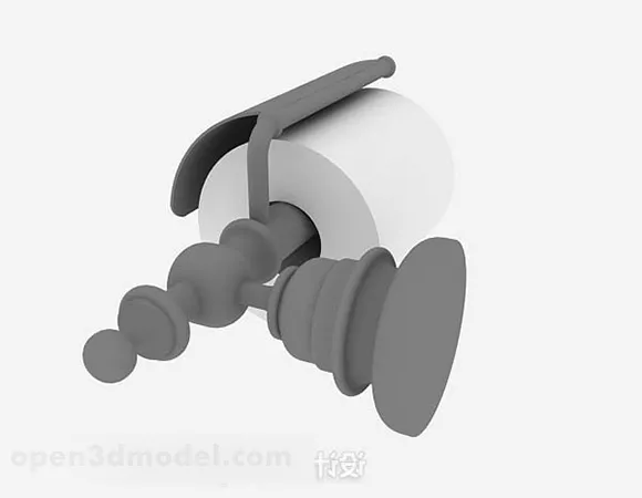 Toilet Paper Holder 3d model Toilet Paper Holder 3d model