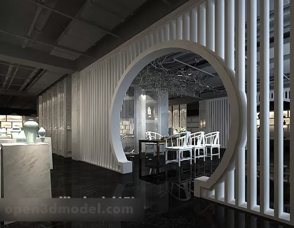 Tongkou Interior 3d model Tongkou Interior 3d model