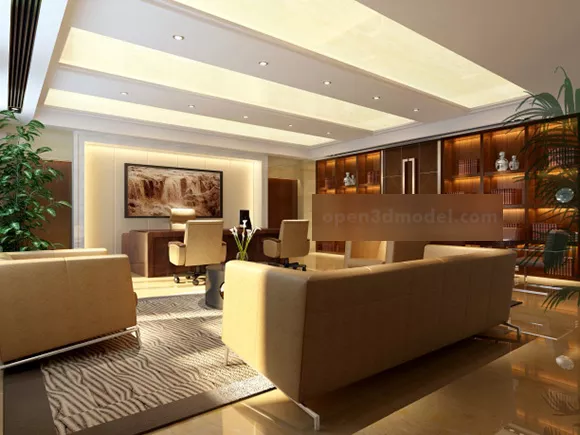 Tooling Manager Office Interior 3d model Tooling Manager Office Interior 3d model