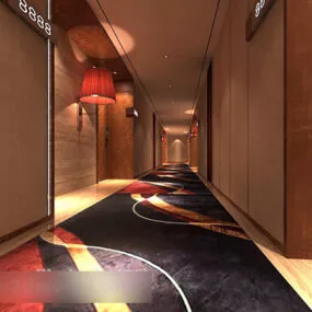 Tooling Restaurant Interior 3d model