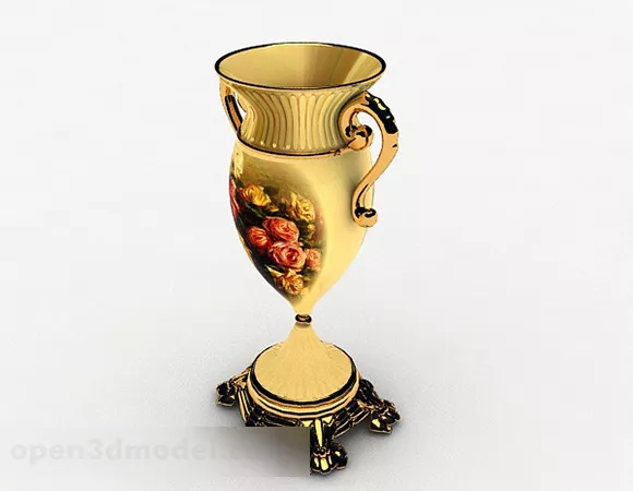 Trophy Golden 3d model