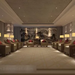 Vip Reception Room Interior 3d model