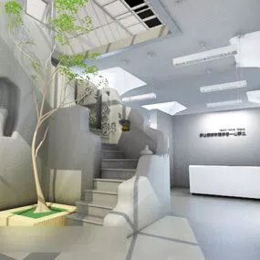Villa Design Interior 3d model