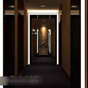 Villa Restaurant Interior 3d model