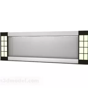 Wall Mount Fish Tank 3d model