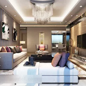 Wall Painting Interior 3d model