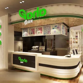 Water Bar Beverage Store Interior 3d model