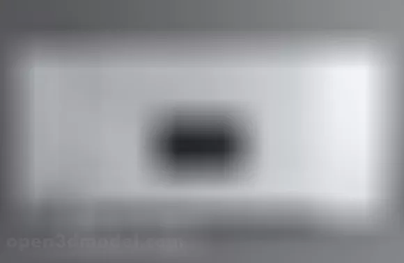 White Tv Background Wall 3d model White Tv Background Wall 3d model