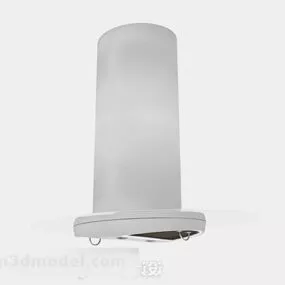 White Bucket Hood 3d model