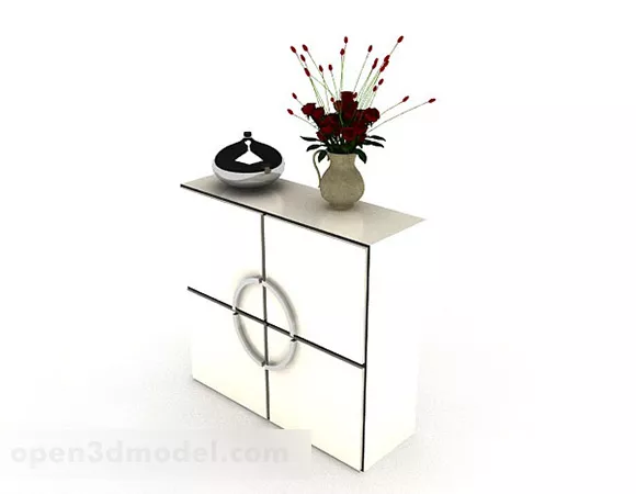 Decorative Ware On Office Cabinet 3d model Decorative Ware On Office Cabinet 3d model
