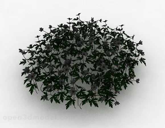 White Flower Ornamental 3d model White Flower Ornamental 3d model