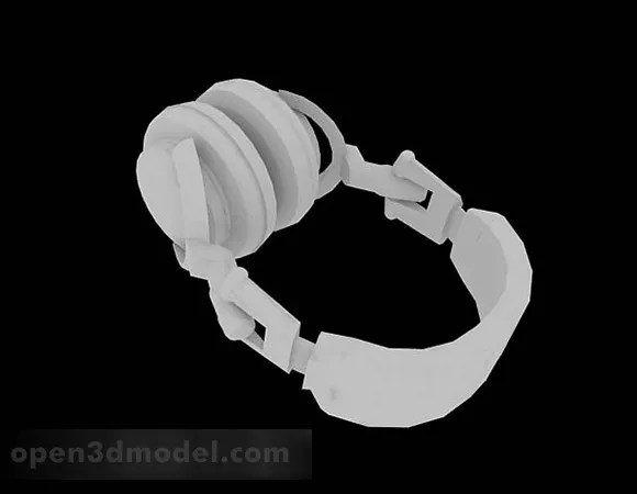Sony Zx100 Headphones 3d model