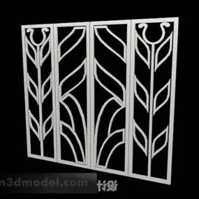 White Hollow Partition 3d model